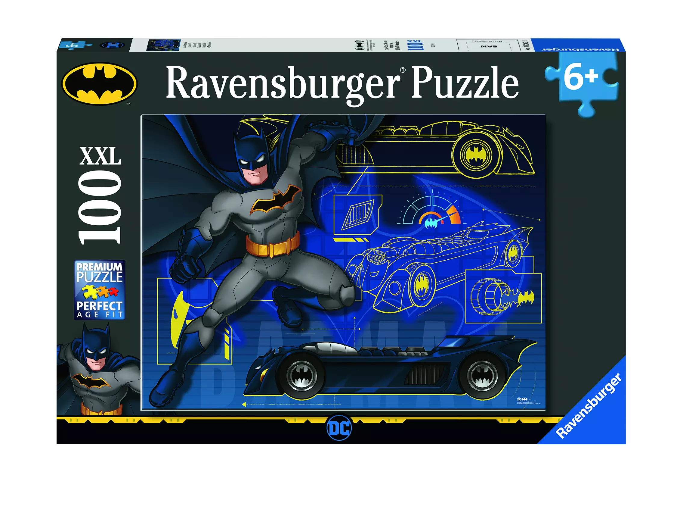 Ravensburger Batman And Batmobile 100P 13262