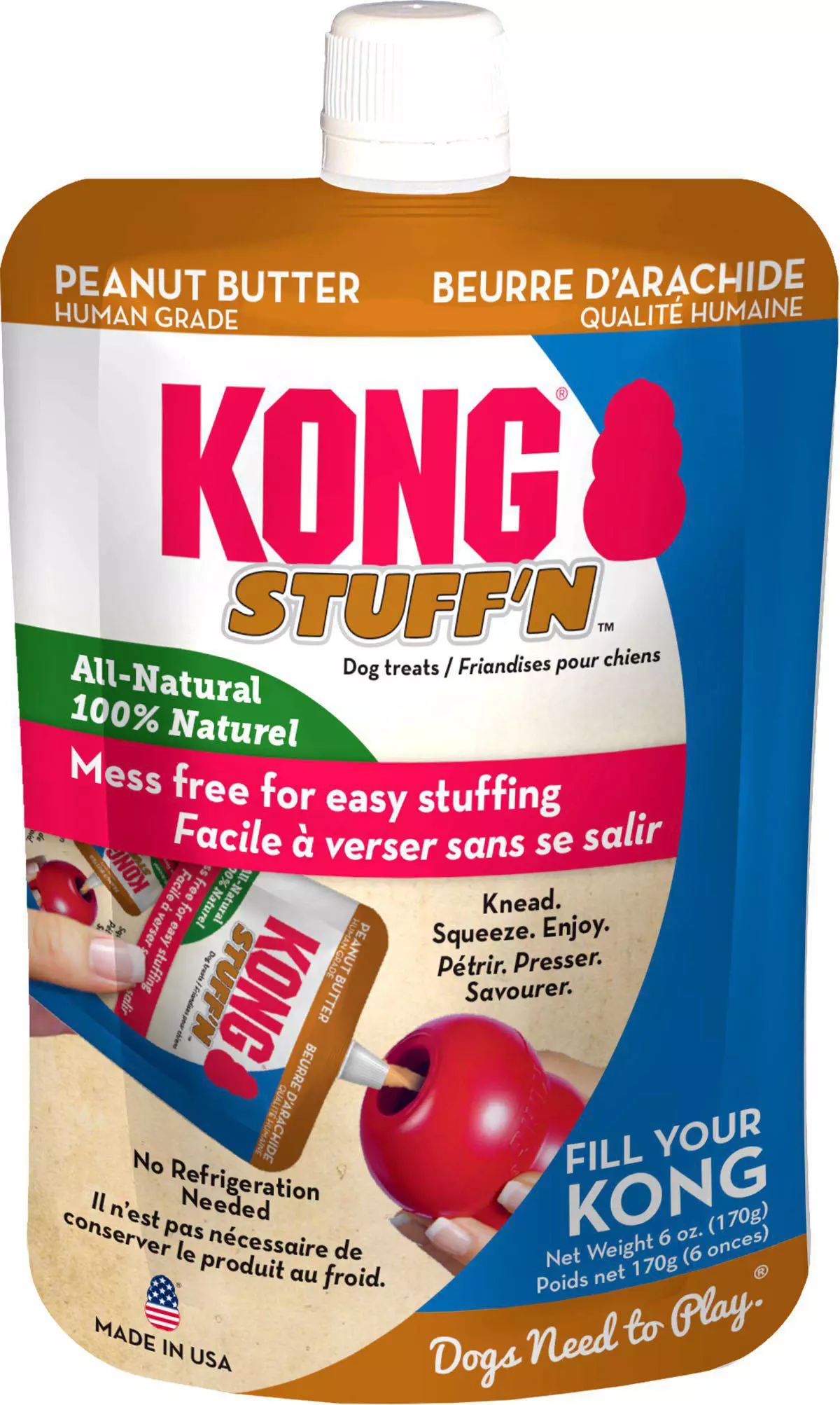 Kong Stuffn Peanutbutter 170Gr