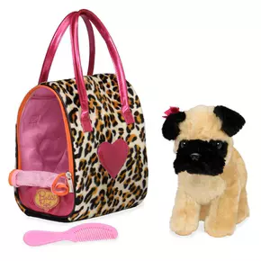 Pucci Dog In Leopard Bag 708357