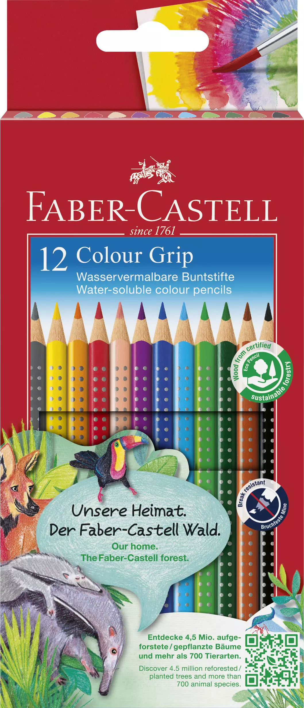 Faber-Castell Pencil Colour Grip Box Pcs