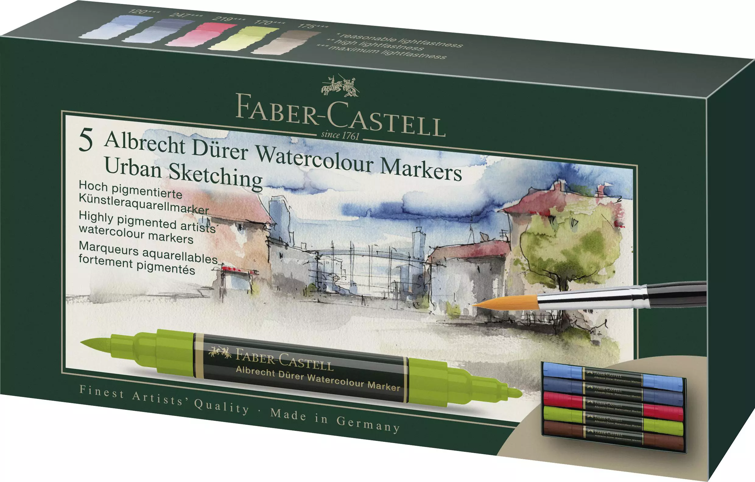 Faber-Castell Watercolour Marker A.Dürer Urban Pcs