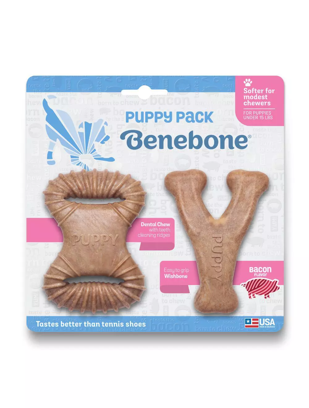 Benebone Puppy -Pack Dental Chew-Wishbone 10Cm