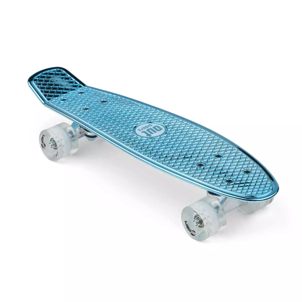 Outsiders Chrome Edition Retro Skateboard Blue