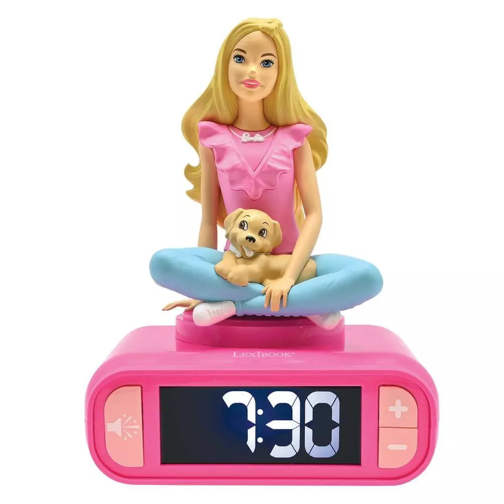 Lexibook Barbie Digital 3D Alarm Clock