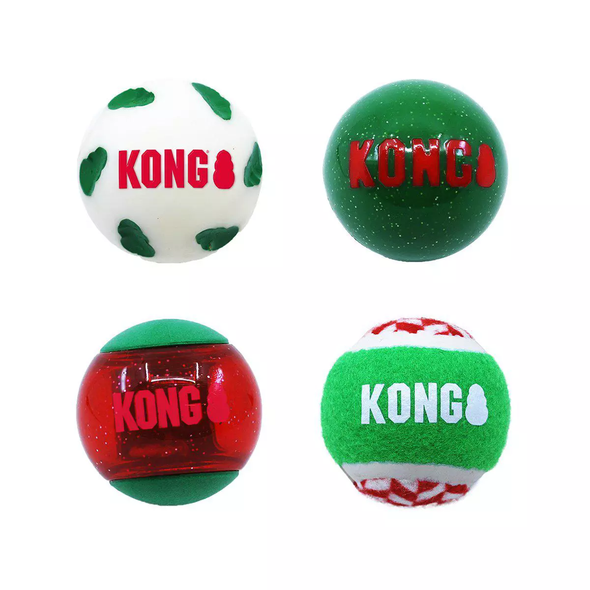 Kong Holiday Occasions Balls -Pack M