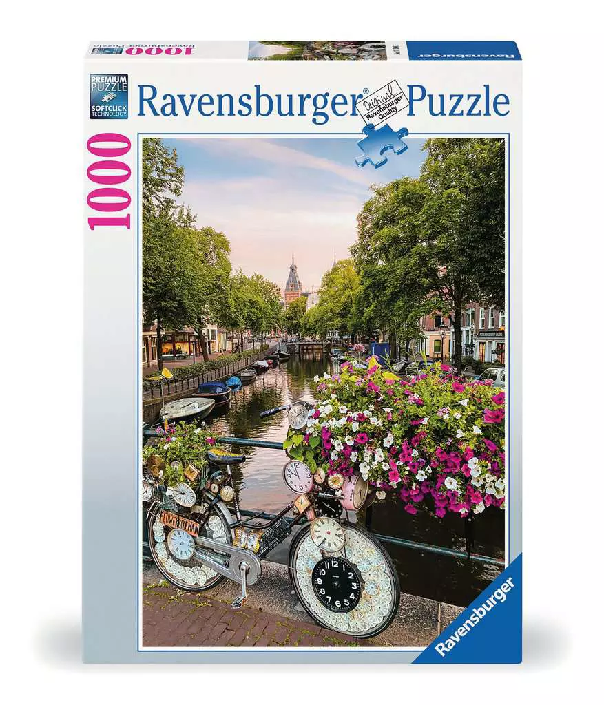 Ravensburger Puzzle Bicycle Amsterdam 1000P