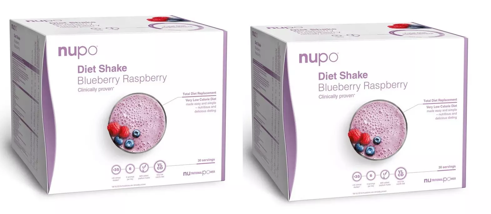 Nupo X Diet Shake Blueberry Raspberry