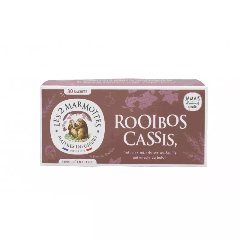 Rooibos Cassis Tee Pss, Les Marmottes