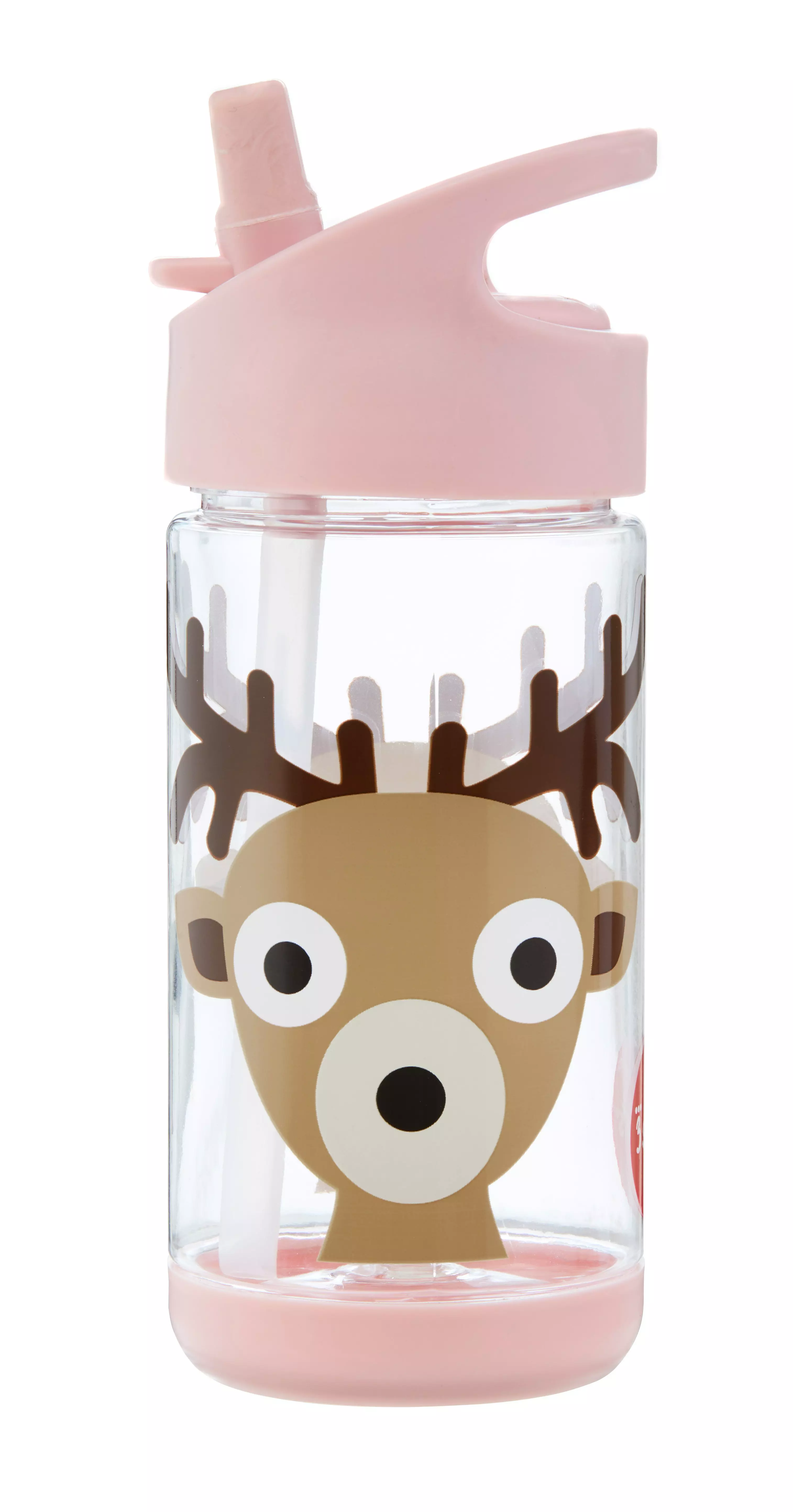Sprouts Water Bottle Pink Deer