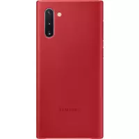 Samsung Galaxy Note10 Leather Cover, Red