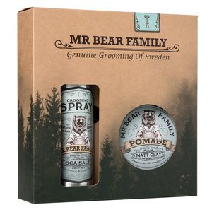 Mr Bear Family Kit Spray Pomade 200Plus