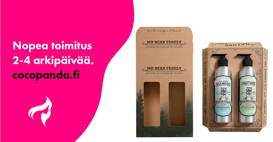 Mr Bear Family Kit Shampoo Conditioner 2 X