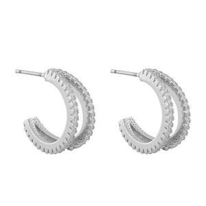 Snö Of Sweden Hanni Double Ring Earring 16