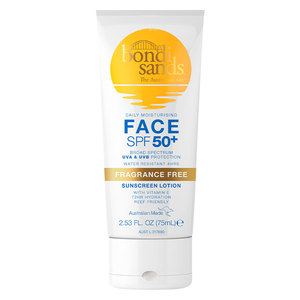 Bondi Sands Fragrance Free Face Sunscreen Lotion Spf50