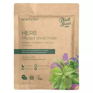 Beautypro Plant Based Herb Infused Sheet Mask 