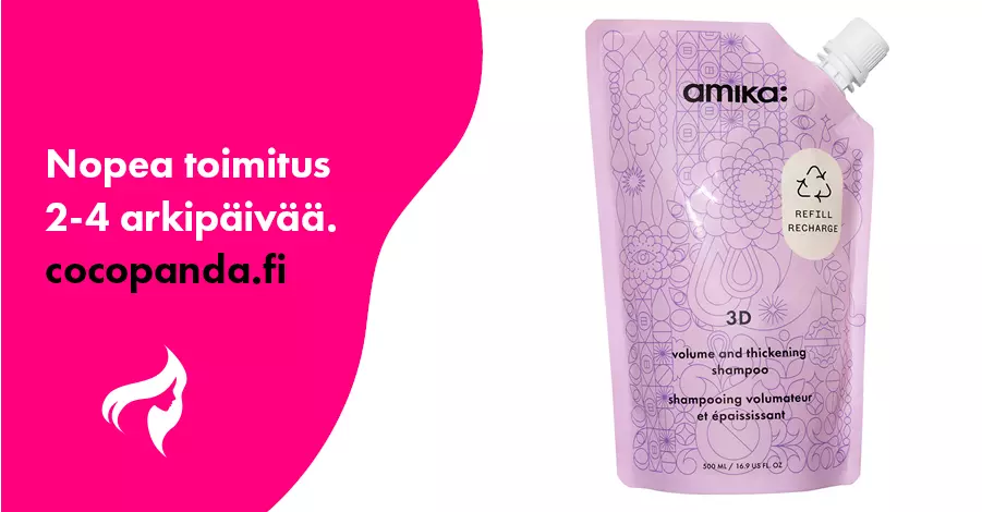 Amika 3D Volume Thickening Shampoo Refill 