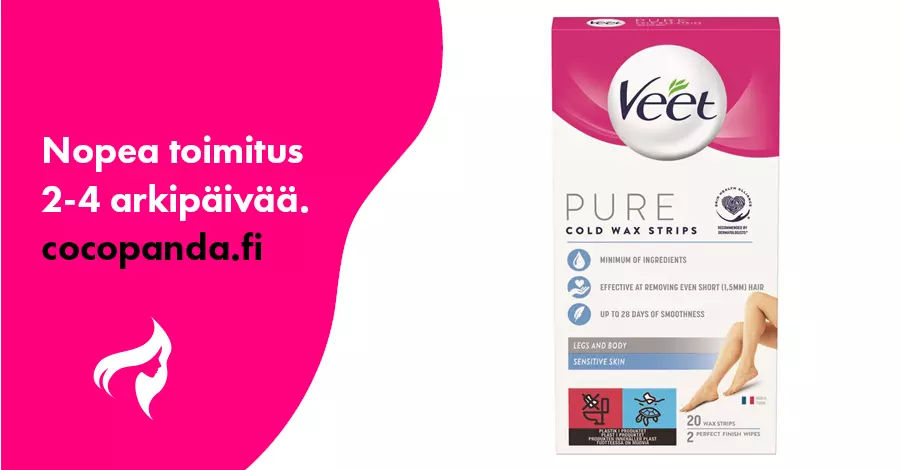 Veet Pure Cold Wax Strips Legs And Body