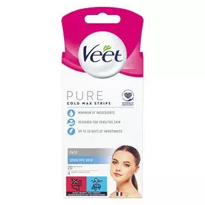 Veet Pure Cold Wax Strips Face 