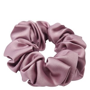 Lenoites Mulberry Silk Scrunchie – Purple
