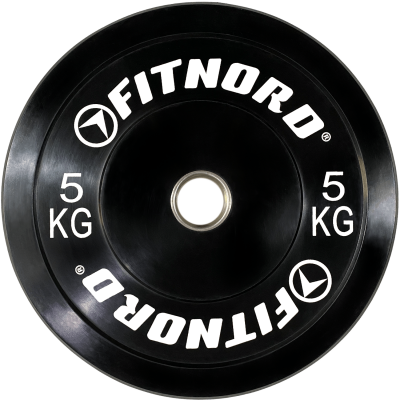 Levypaino Bumper Black 5 Kg Fitnord