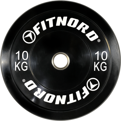 Levypaino Bumper Black 10 Kg Fitnord