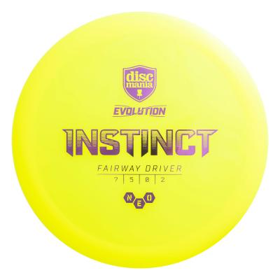 Discmania Neo Instinct Väylädraiveri Frisbeegolfkiekko Keltainen