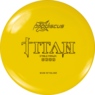 Prodiscus Ultrium Titan Väylädraiveri Frisbeegolfkiekko Keltainen