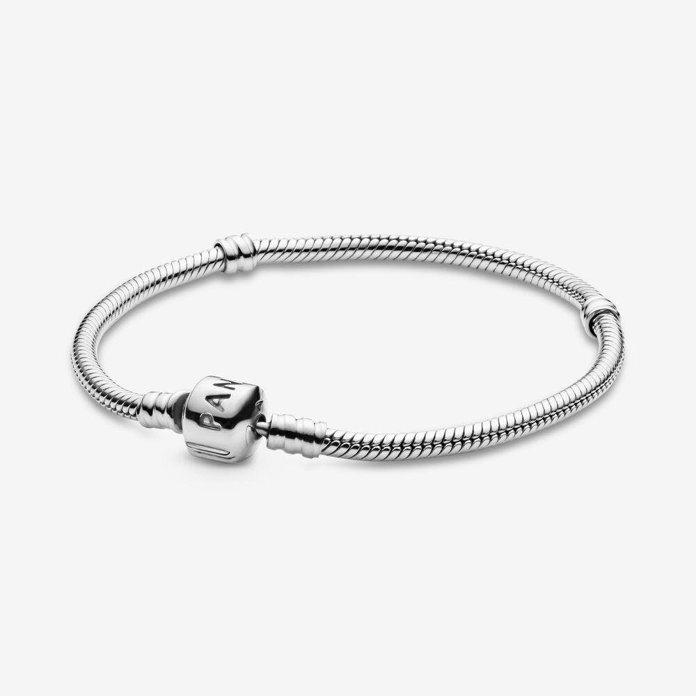 Pandora Moments Silver Clasp -Rannekoru 17Cm 590702Hv