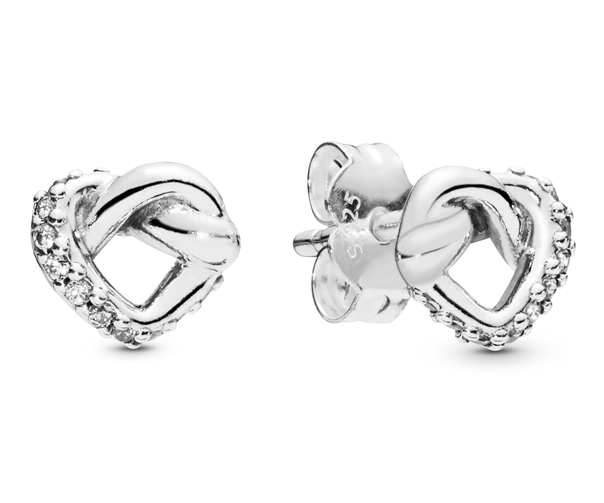 Pandora Knotted Hearts -Korvakorut 298019Cz