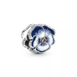 Pandora Blue Pansy Flower 790777C02