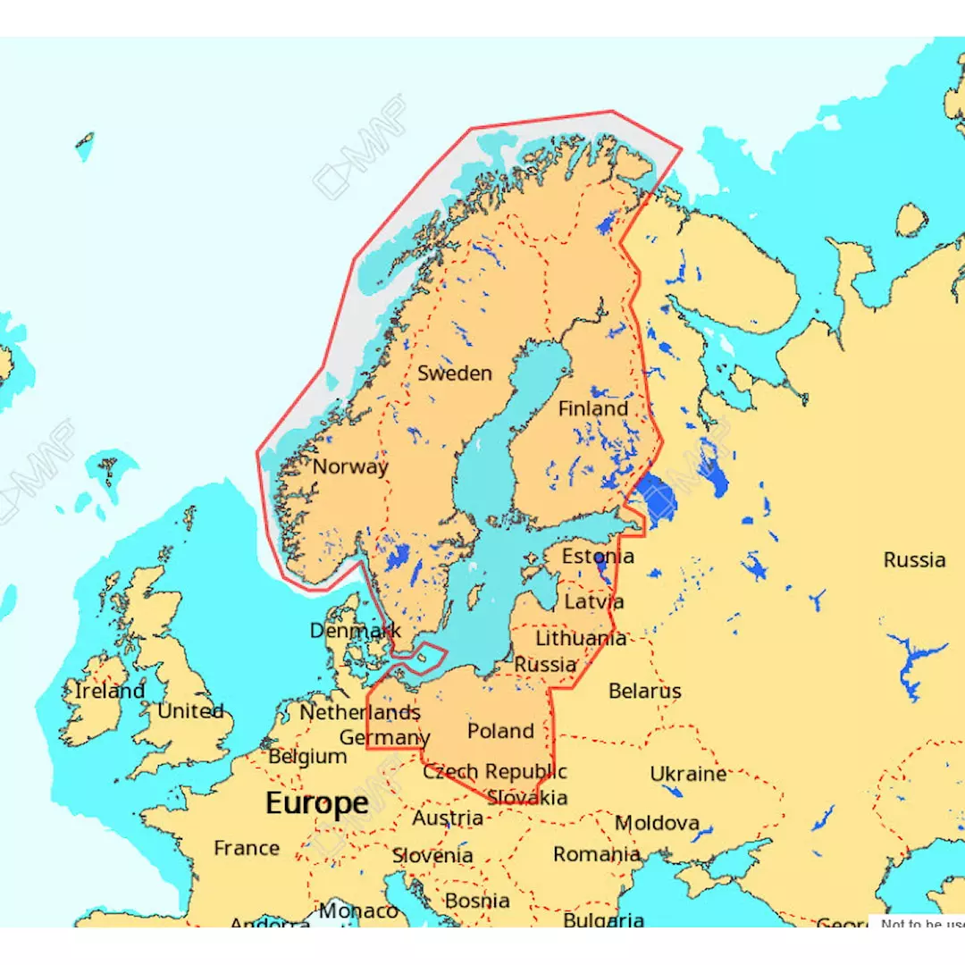 C Map Discover Itämeri Karttakortti M En Y055 Ms