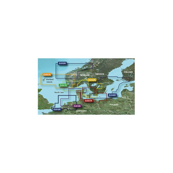 Garmin Pohjois Tanska Ja Eider Microsd™ Sd™ Kortti: Veu474s, Kartat Ohjelmistot